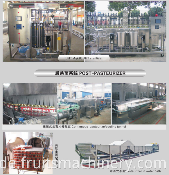 stainless steel fruit apple / orange /guava jam / puree processing machine